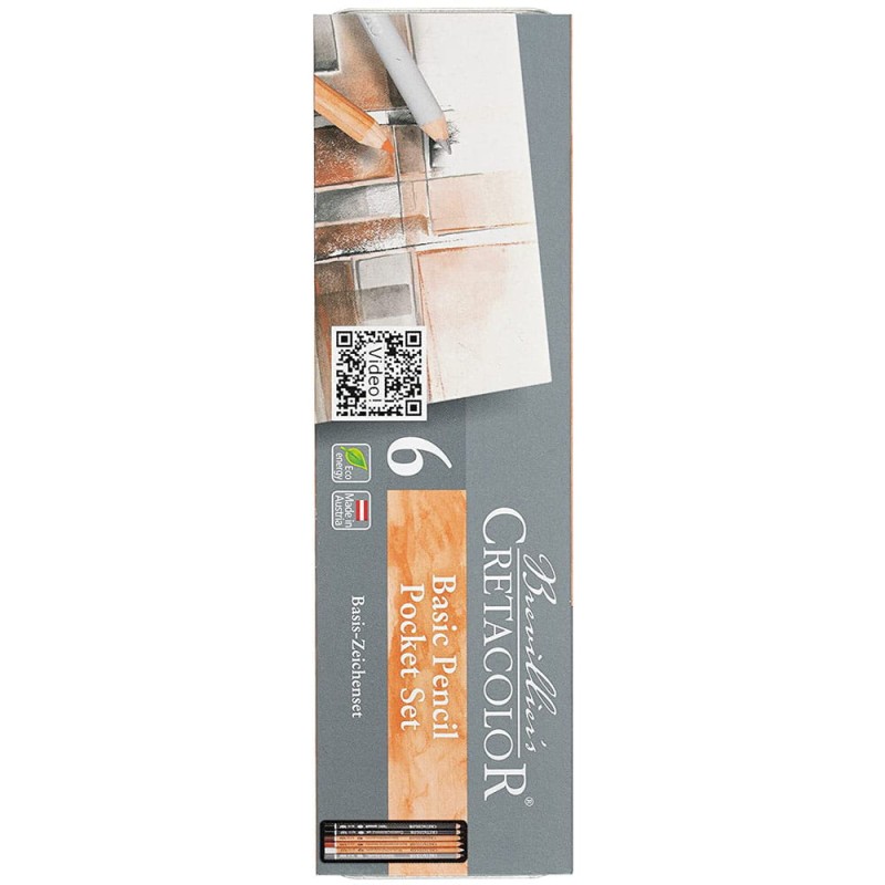 Zestaw rysunkowy Basic Pocket Set Cretacolor - 6 szt. 04