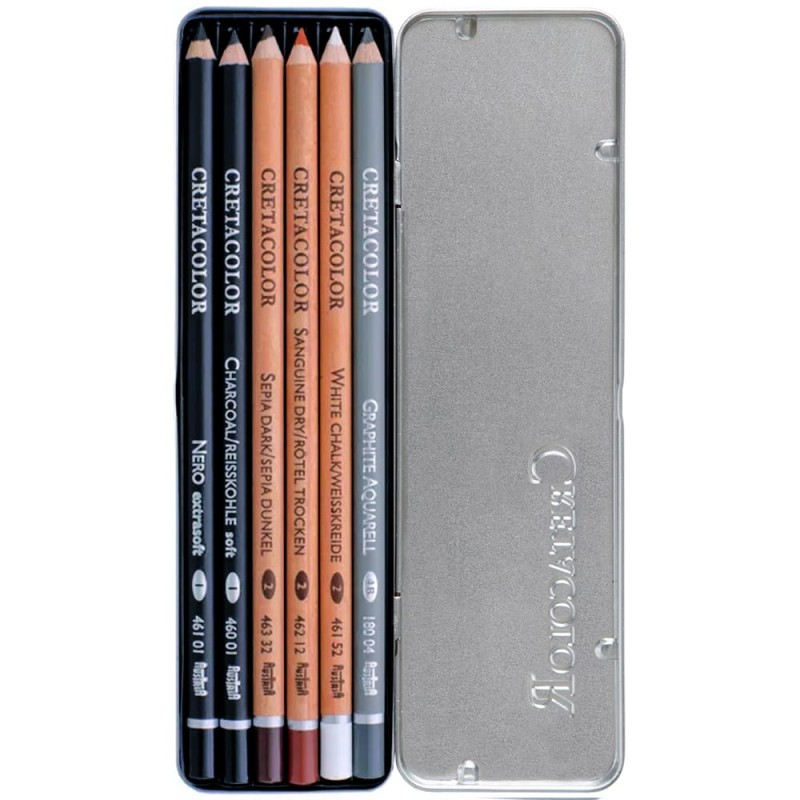 Zestaw rysunkowy Basic Pocket Set Cretacolor - 6 szt. 03