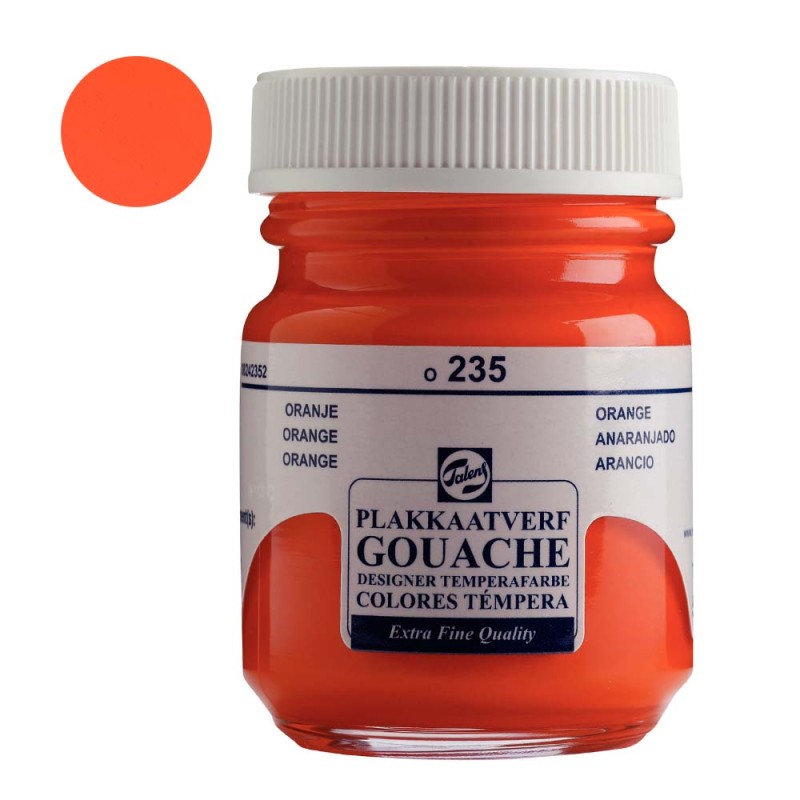 Farba Gouache Extra Fine Talens 50 ml - 235 Orange
