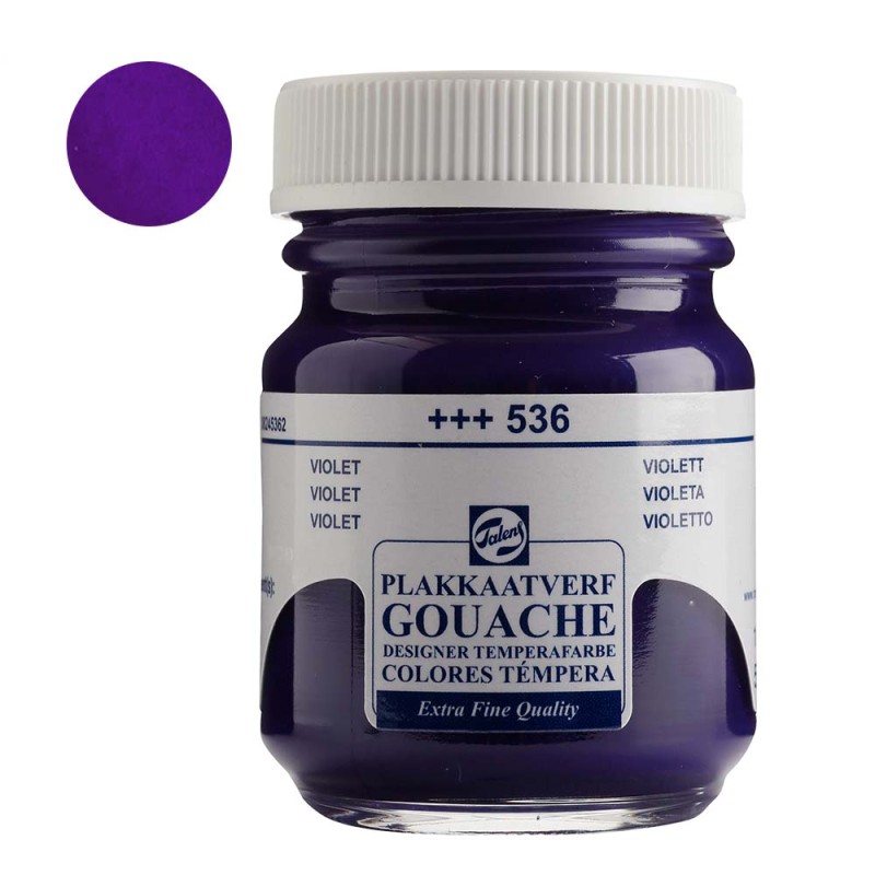 Farba Gouache Extra Fine Talens 50 ml - 536 Violet