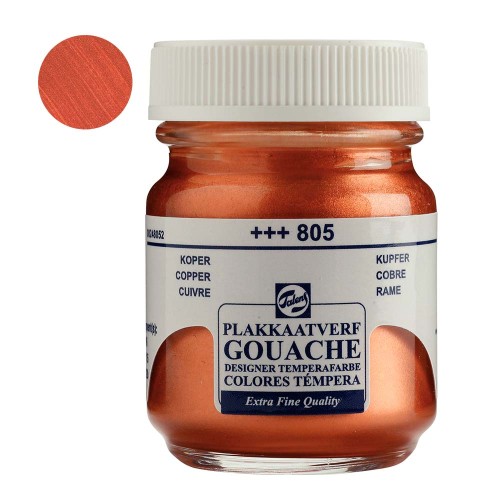 Farba Gouache Extra Fine Talens 50 ml - 805 Copper
