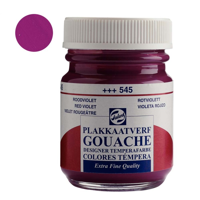 Farba Gouache Extra Fine Talens 50 ml - 545 Red violet