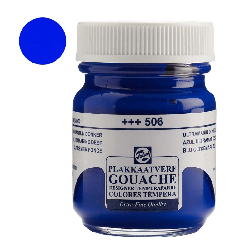 Farba Gouache Extra Fine Talens 50 ml - 506 Ultramarine deep