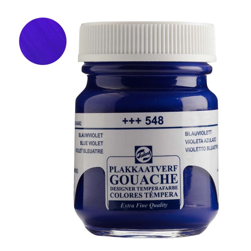 Farba Gouache Extra Fine Talens 50 ml - 548 Blue violet