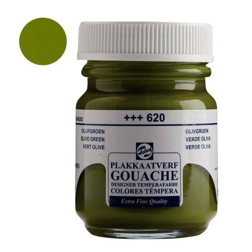Farba Gouache Extra Fine Talens 50 ml - 620 Olive green