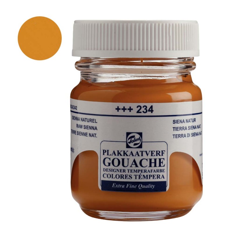 Farba Gouache Extra Fine Talens 50 ml - 234 Raw sienna