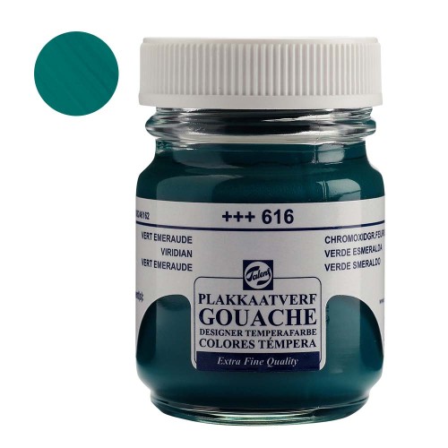 Farba Gouache Extra Fine Talens 50 ml - 616 Viridian
