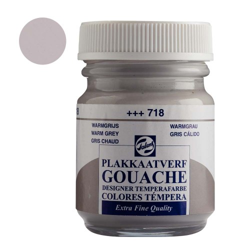 Farba Gouache Extra Fine Talens 50 ml - 718 Warm grey