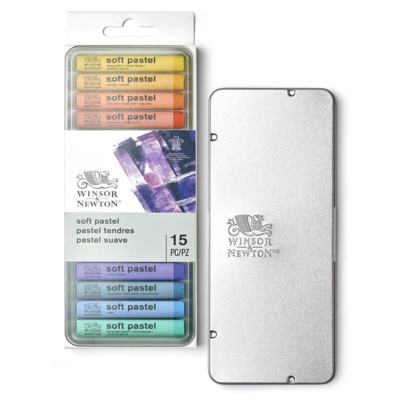 Pastele suche Soft Pastel Winsor &amp; Newton 15 szt