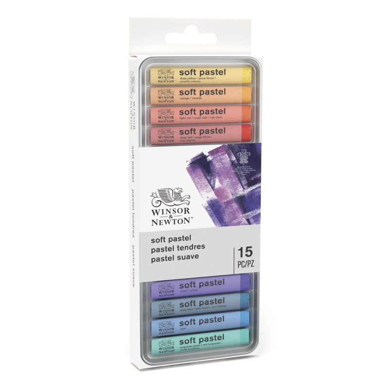 Pastele suche Soft Pastel Winsor &amp; Newton 15 szt