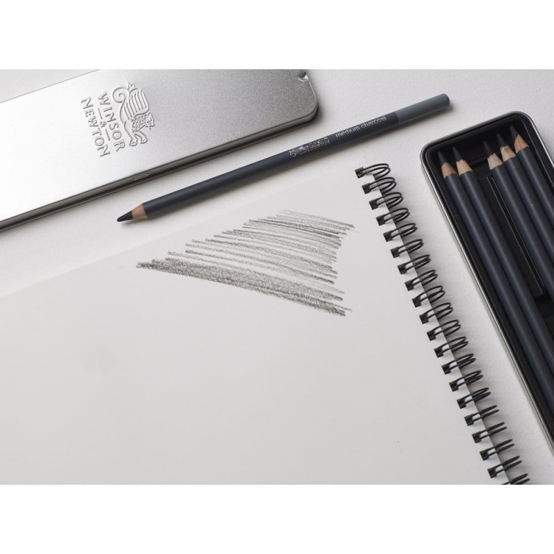Węgiel w ołówku Winsor &amp; Newton Studio Collection - 6 szt.