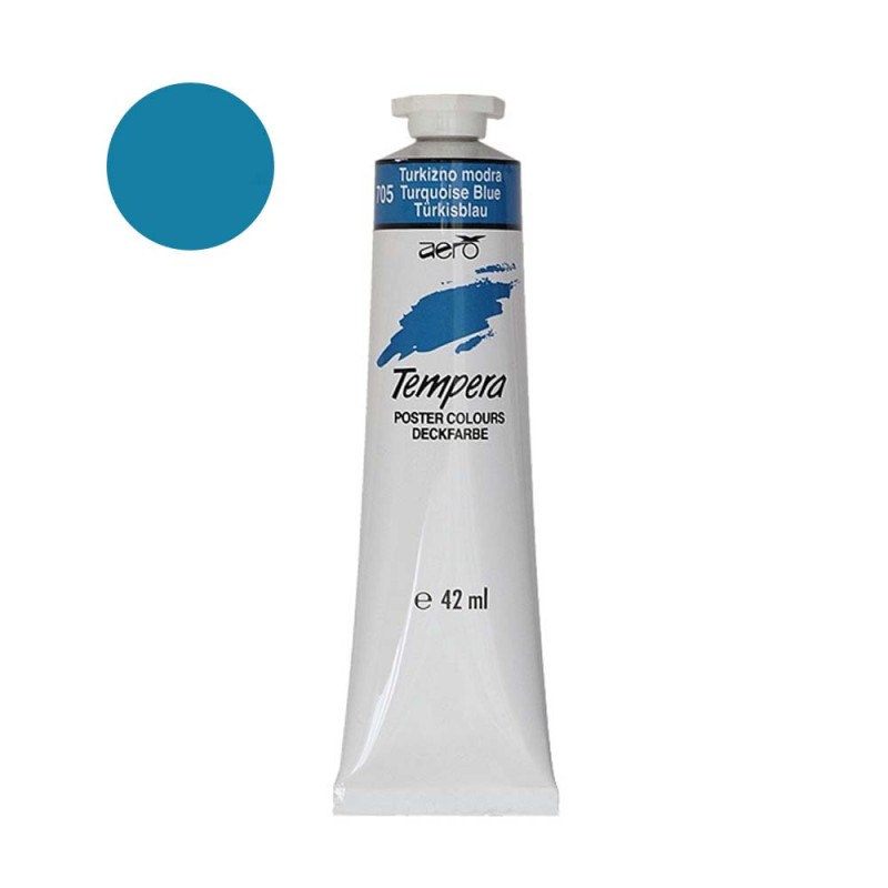 Farba tempera Aero 42ml - 705  Turquoise