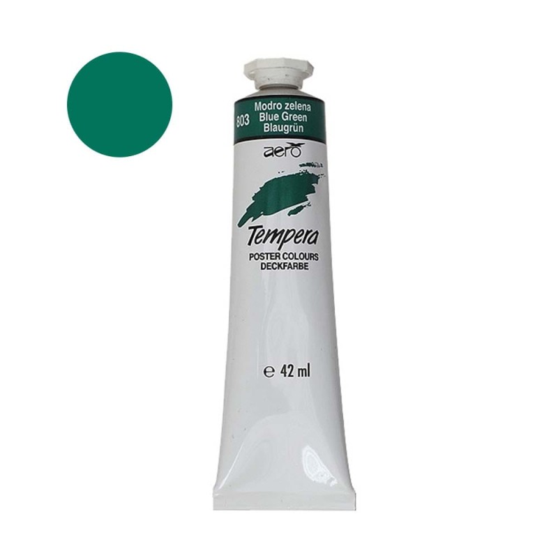 Farba tempera Aero 42ml - 803  Blue Green