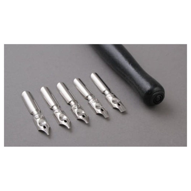 Zestaw 5 stalówek + obsadka Meyco1.jpg