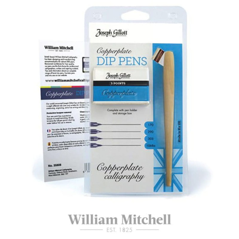Zestaw Joseph Gillott Copperplate Calligraphy.jpg