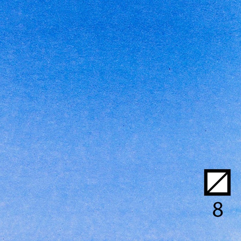 Farba akwarelowa Renesans kostka - 23 Błękit polski