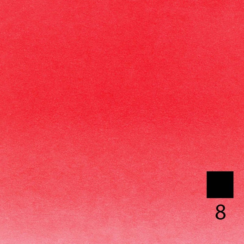 Farba akwarelowa Renesans kostka - 11 Czerwień kadmowa jasna