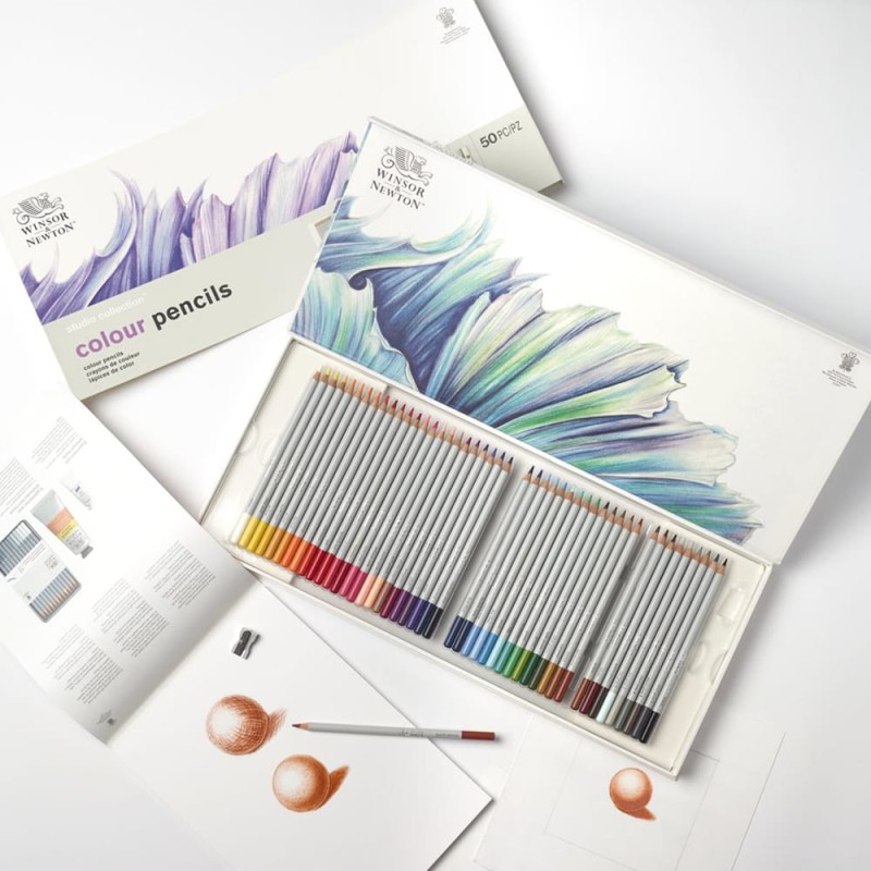 Kredki Studio Collection  Colour Box Set 48 W&amp;N 2090002.jpg