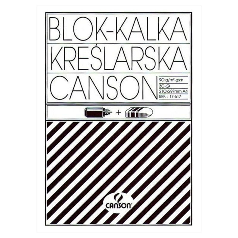 Blok kalki kleślarskiej Canson 30 Ark. 90g A4