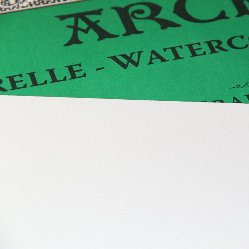 Blok do akwareli Arches Grain Fin - 23 x 31 cm, 300 g, 20 ark., cold pressed