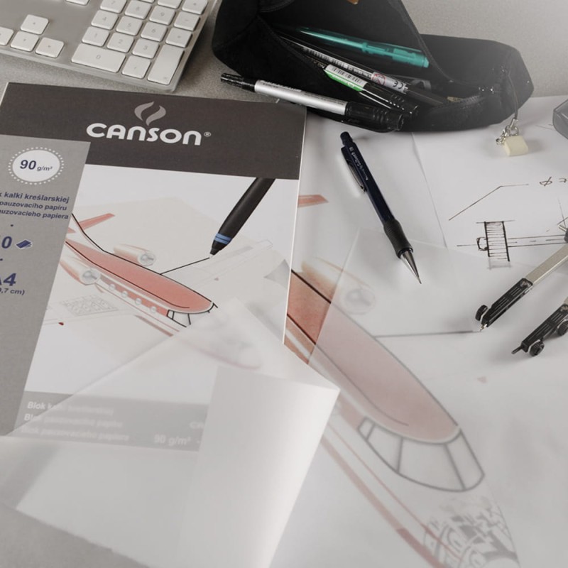 Kalka kreślarska Canson - A3, 90 g, 10 ark.