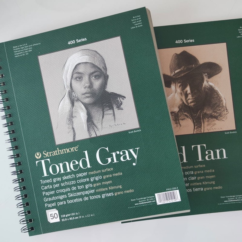 Szkicownik Strathmore 400 Toned Grey
