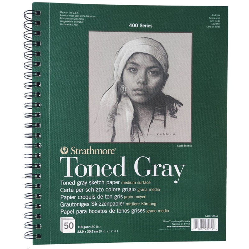 Szkicownik Strathmore 400 Toned Grey