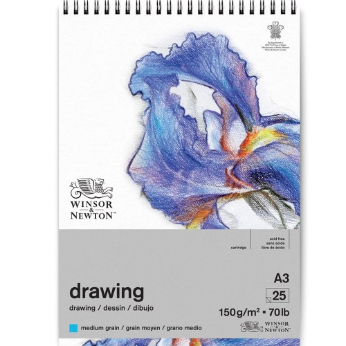 Blok do rysunku Winsor & Newton Drawing Medium - A3, 150 g, 25 ark.