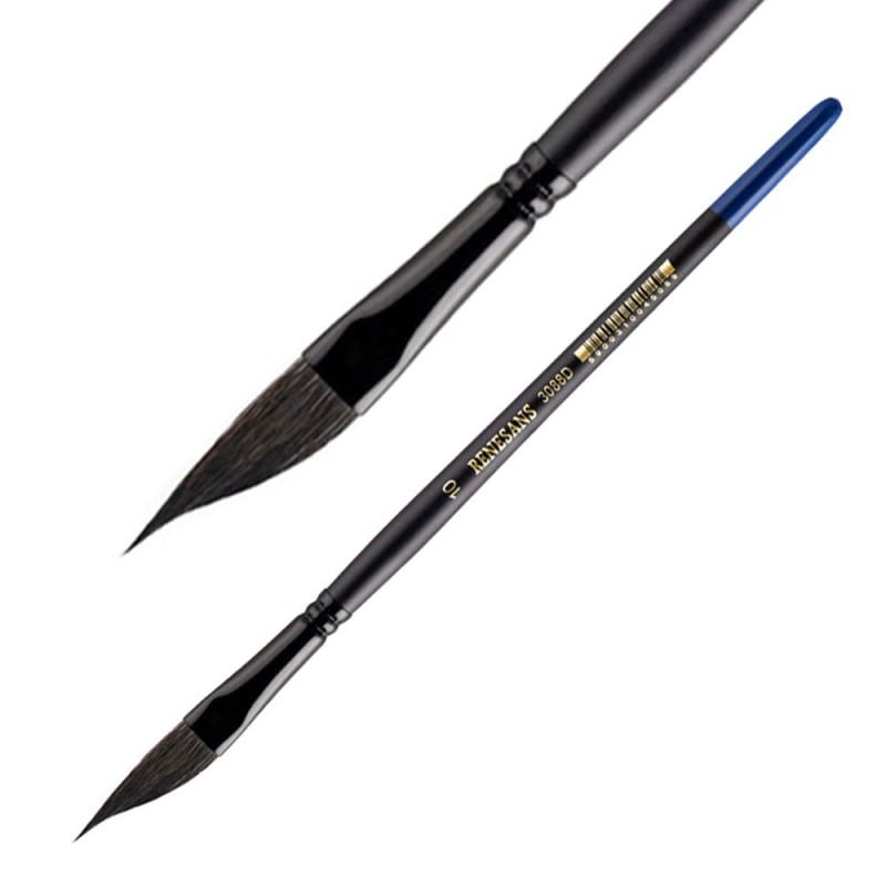 Pędzel 3088 sztylet wiewiórka + syntetyk nr 10 Renesans