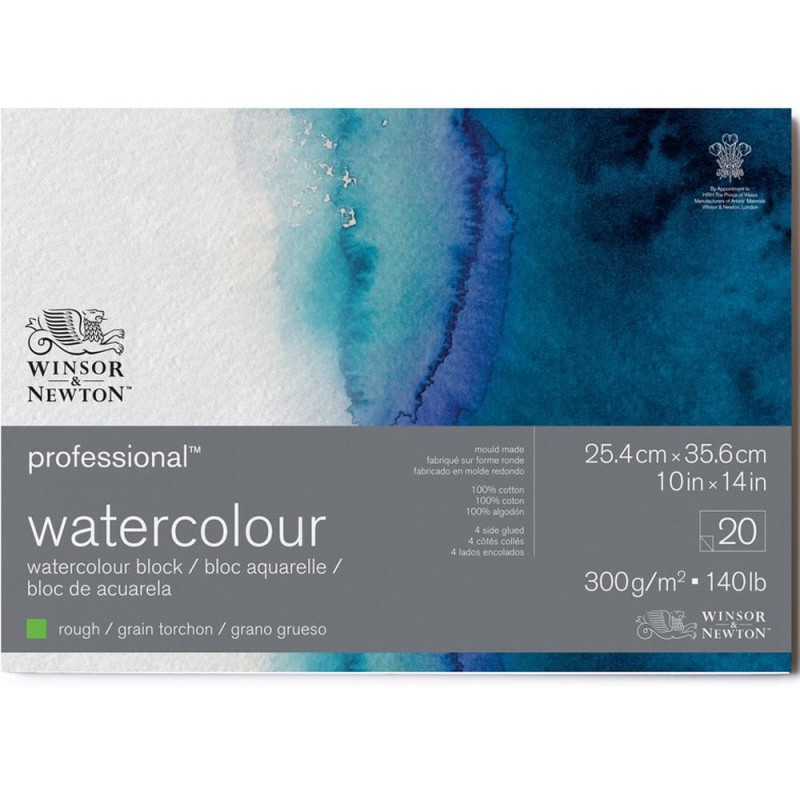 Blok do akwareli Winsor &amp; Newton Professional Rough