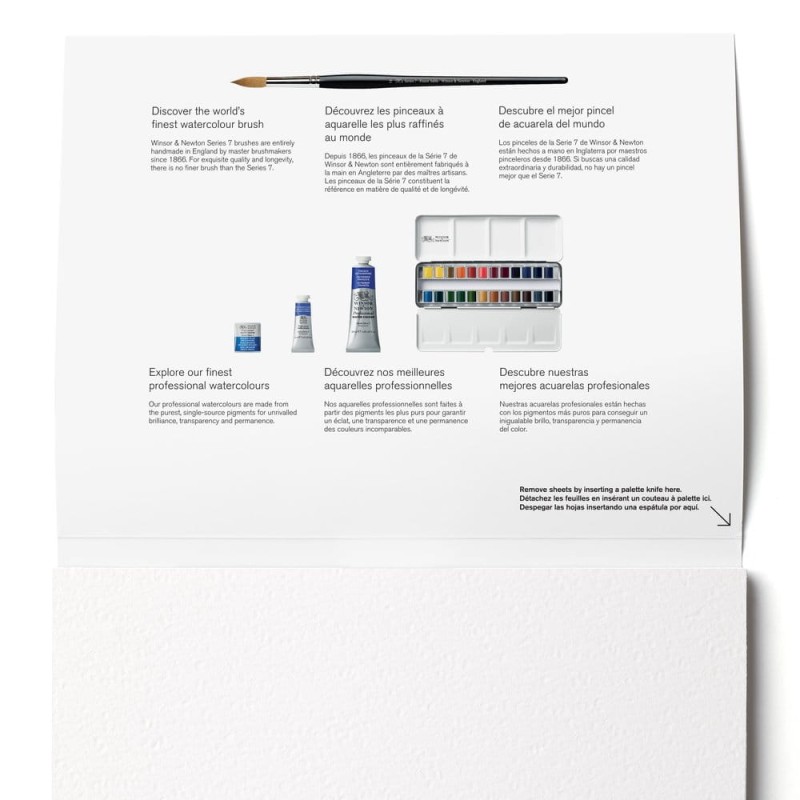 Blok do akwareli Winsor &amp; Newton Professional Rough