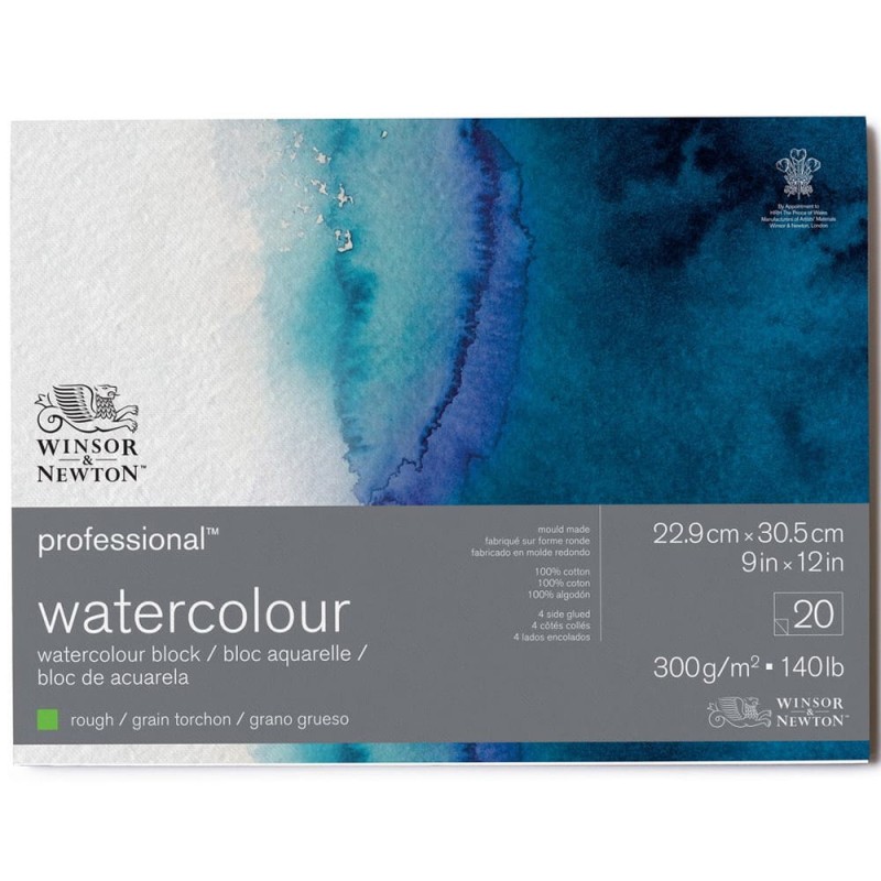 Blok do akwareli Winsor &amp; Newton Professional Rough
