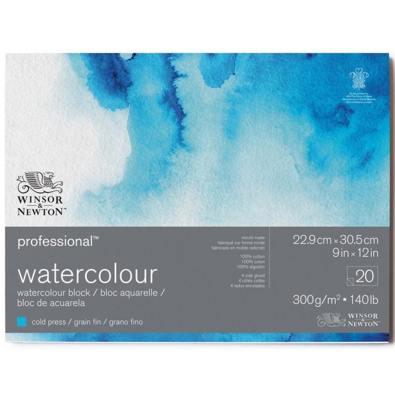 Blok do akwareli Winsor &amp; Newton Professional Cold Press