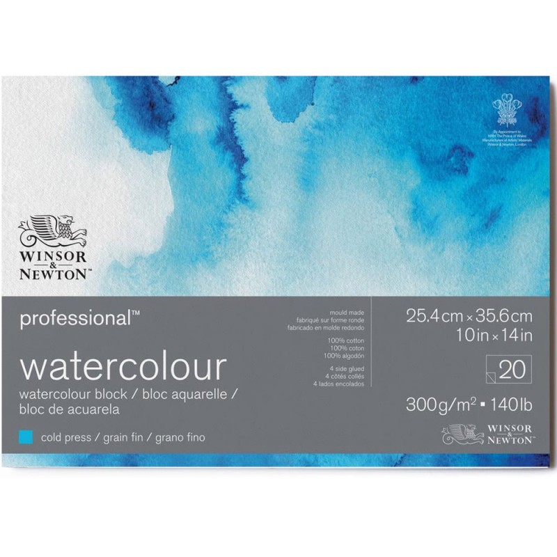 Blok do akwareli Winsor &amp; Newton Professional Cold Press
