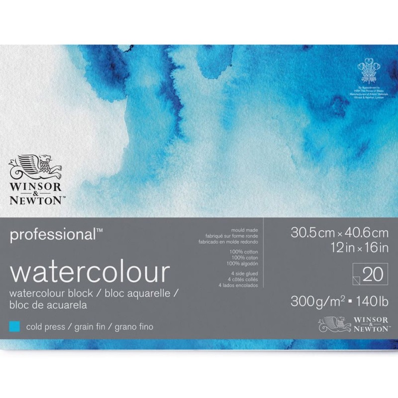 Blok do akwareli W&amp;N Professional Cold Press