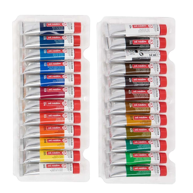 Zestaw farb olejnych ArtCreation 24x12 ml