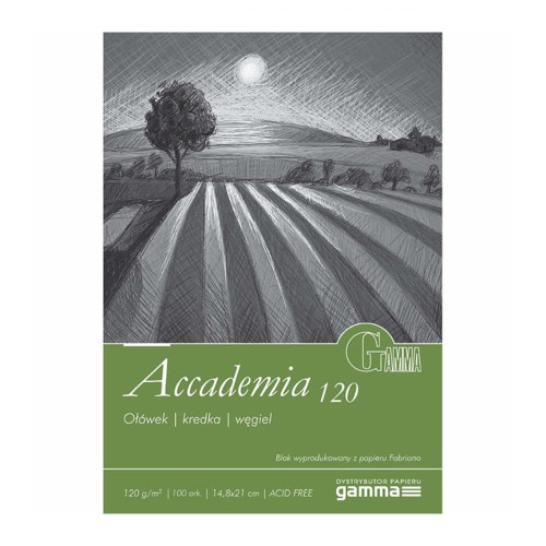 Blok do szkicu Gamma Fabriano Accademia - A5, 120 g, 100 ark.