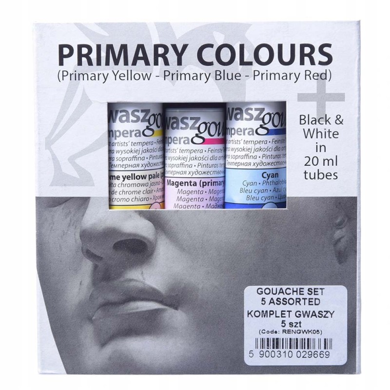 Zestaw farb temperowych GOUACHE Renesans 5x20 ml