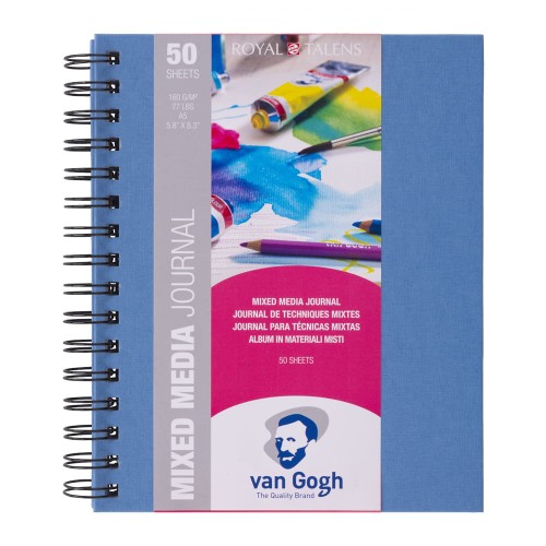 Szkicownik na spirali Van Gogh Mixed Media Journal - A5, 160 g, 50 ark.