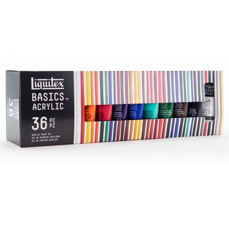 Farby akrylowe Liquitex Basics 36x22 ml