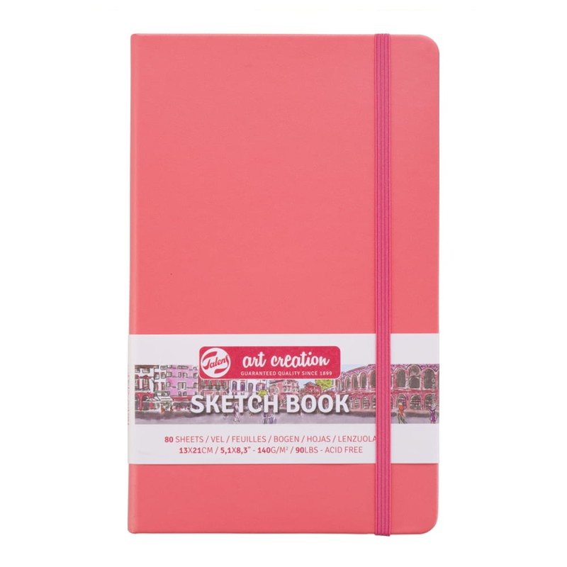 Sketch Book ArtCreation Coral Red