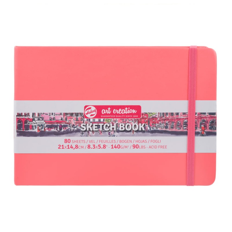 Sketch Book ArtCreation Coral Red