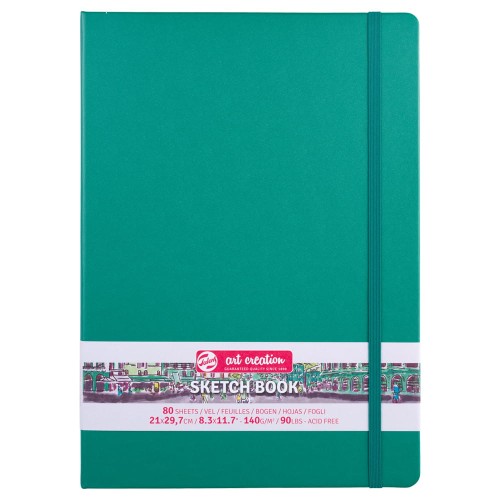 Sketch Book ArtCreation Forest Green - A4, 140 g, 80 ark.