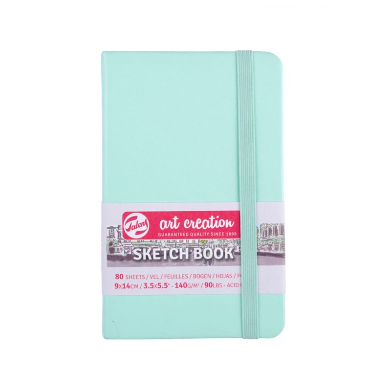 Sketch Book ArtCreation Fresh Mint - 12 x 12 cm, 140 g, 80 ark.
