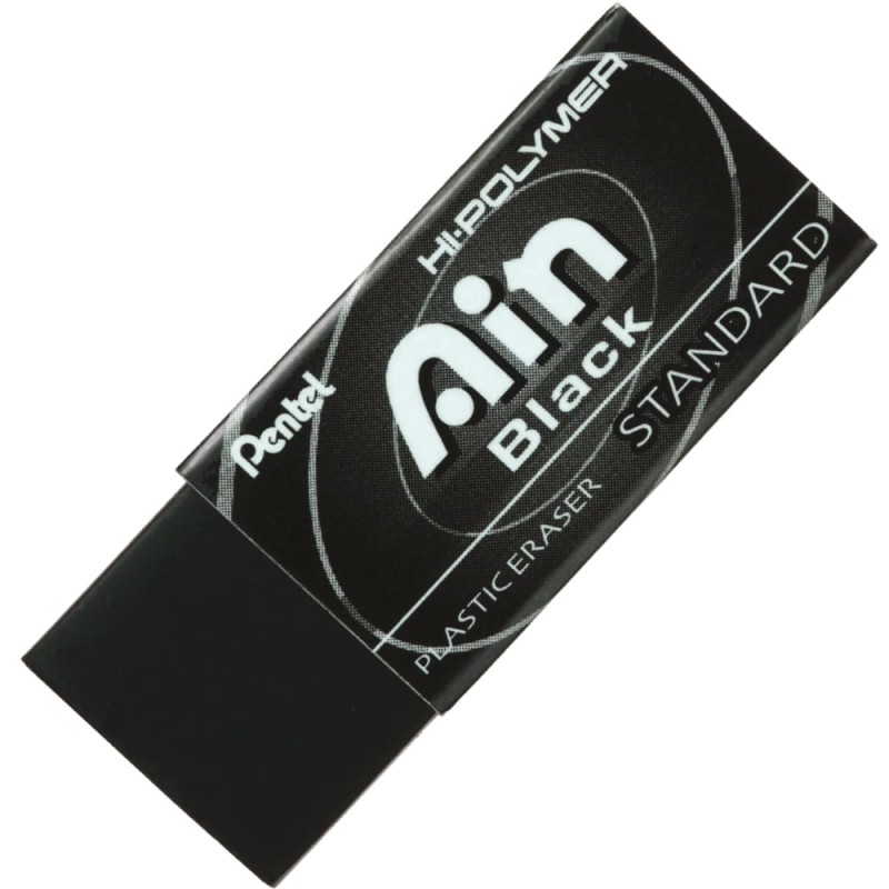 Gumka Hi-polymer Ain Black Pentel ZEAH06 - czarna