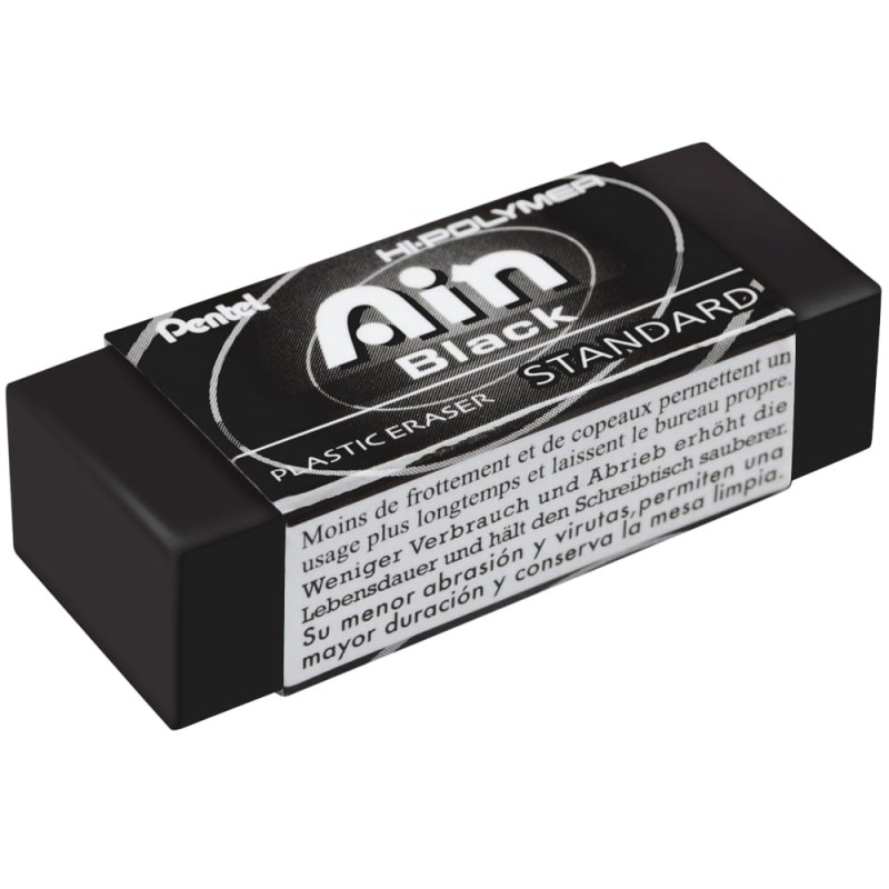 Gumka Hi-polymer Ain Black Pentel ZEAH06 - czarna