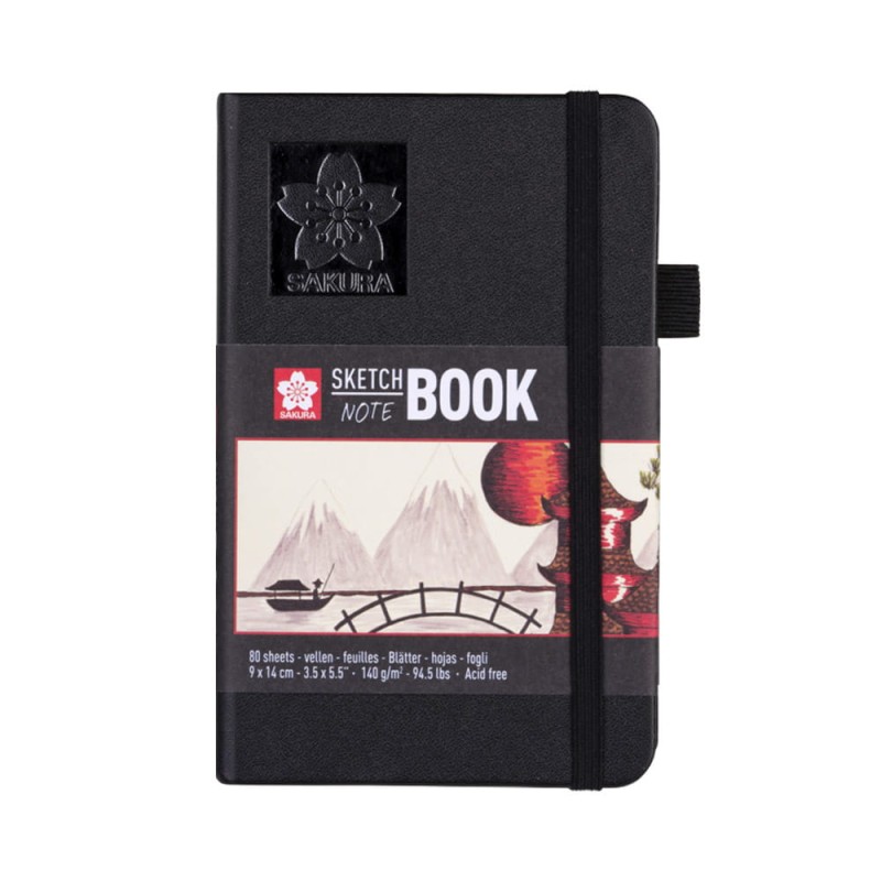 Sketchbook Sakura White Paper - 9 x 14 cm, 140 g, 80 ark.