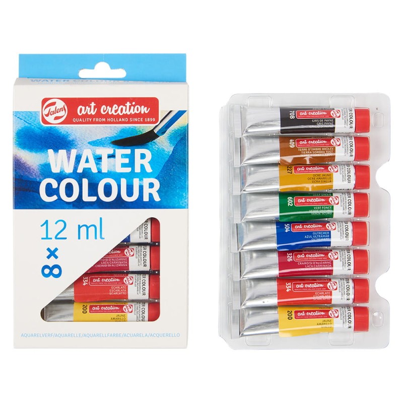 Farby akwarelowe ArtCreation 8x12 ml