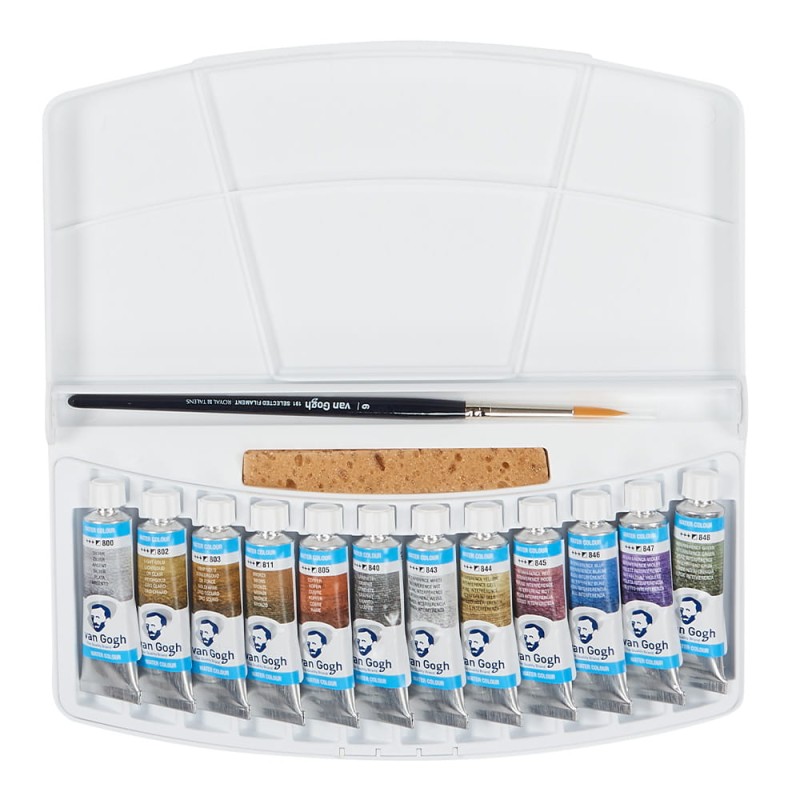 Farby akwarelowe Van Gogh Metallic &amp; Interference 12x10 ml