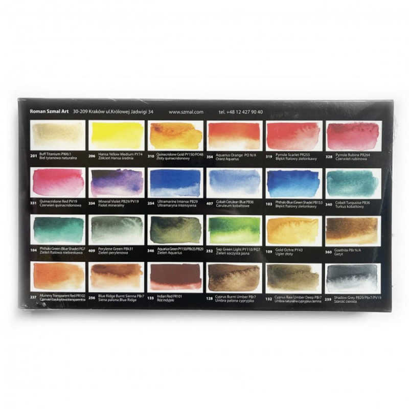 Zestaw akwareli Aquarius Jane Blundell w kostkach 24 szt